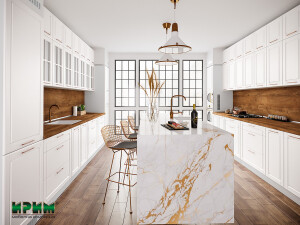 Кухненски модули БФ - Бяло мат