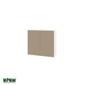 Горен модул с две врати и рафт БФ-Капучино мат-11-4