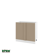 Долен модул за ъгъл с врата и рафт БФ-Капучино мат-11-42