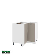 Долен модул за ъгъл с две врати и рафт БФ-Капучино мат-11-61