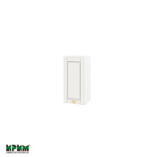 Горен модул с врата и рафт БФ-Бяло мат-09-16