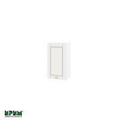 Горен модул с врата и рафт БФ-Бяло мат-09-2