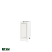 Долен модул с врата и рафт БФ-Бяло мат-09-21