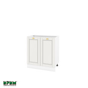 Долен модул за вграждане на мивка с две врати и рафт БФ-Бяло мат-09-23