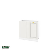 Долен модул за ъгъл с врата и рафт БФ-Бяло мат-09-42