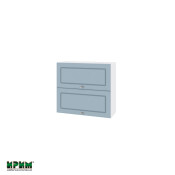 Горен модул с две хоризонтални врати БФ-Деним мат-06-12