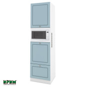 Колонен модул четири врати БФ-Деним мат-06-48