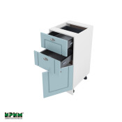 Долен модул с две чекмеджета и врата БФ-Деним мат-06-53 (десен)