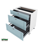 Долен модул с три чекмеджета БФ-Деним мат-06-55