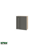 Горен модул за ъгъл с врата и рафт МФ-Цимент мат-06-17