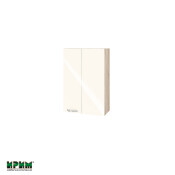 Горен модул за ъгъл с врата и рафт АРФ-Крийм гланц-06-122