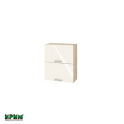 Горен модул с две хоризонтални врати АРФ-Крийм гланц-06-11