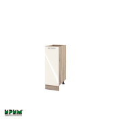 Долен модул с врата и рафт АРФ-Крийм гланц-06-20