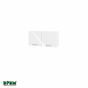 Горен модул с две врати БФ-Бяло гланц-05-108