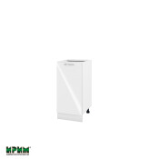 Долен модул с врата и рафт БФ-Бяло гланц-05-21