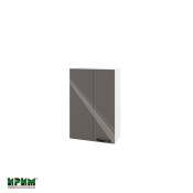 Горен модул за ъгъл с врата и рафт БФ-Антрацит гланц-05-122