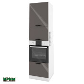 Колонен модул четири врати БФ-Антрацит гланц-05-48