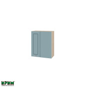 Горен модул за ъгъл с врата и рафт МФ-Деним мат-06-17