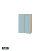 Горен модул за ъгъл с врата и рафт МФ-Деним мат-06-122