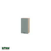 Горен модул с врата и рафт МФ-Олив мат-11-16