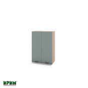 Горен модул с две врати и два рафта за аспиратор МФ-Олив мат-11-117