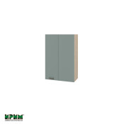 Горен модул за ъгъл с врата и рафт МФ-Олив мат-11-122