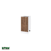 Долен модул с 2 чекмеджета,врата и рафт БФ-Дъб натурал-06-77 (ляв)