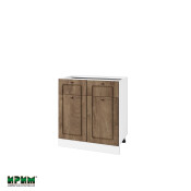 Долен модул с 2 чекмеджета,2 врати и рафт БФ-Дъб натурал-06-26