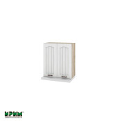 Горен модул с две врати за аспиратор АРФ-Бяло фладер-04-13