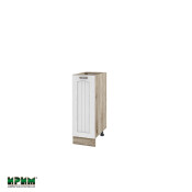 Долен модул с врата и рафт АРФ-Бяло фладер-04-70 (ляв)