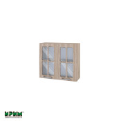 Горен модул с две витринни врати и рафт АРФ-Сонома-02-104