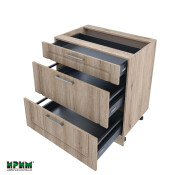 Долен модул с три чекмеджета с плавно затваряне АРФ-Сонома-02-55