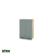 Горен модул с две врати и два рафта за аспиратор АРФ-Олив мат-11-117