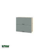 Горен модул с две хоризонтални врати АРФ-Олив мат-11-12