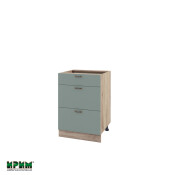 Долен модул с три чекмеджета АРФ-Олив мат-11-57