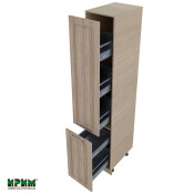 Колонен модул бутилиера с две врати МФ-Сонома-02-65