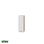 Горен модул с врата и два рафта МФ-Бяло фладер-04-115 (десен)