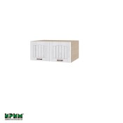 Горен модул с две врати МФ-Бяло фладер-04-112