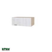 Горен модул за ъгъл с една врата МФ-Бяло фладер-04-113 (десен)