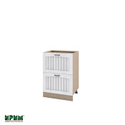 Долен модул с две чекмеджета МФ-Бяло фладер-04-44