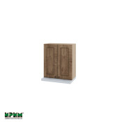 Горен модул с две врати за аспиратор МФ-Дъб натурал-06-13