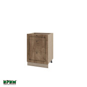 Долен модул с три чекмеджета МФ-Дъб натурал-06-57