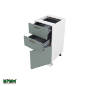 Долен модул с две чекмеджета и врата с плавно затваряне БФ-Олив мат-11-53