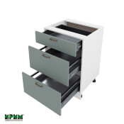 Долен модул с три чекмеджета с плавно затваряне БФ-Олив мат-11-54