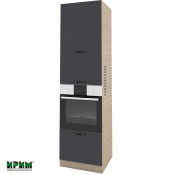 Колонен модул четири врати МФ-Карбон мат-11-48