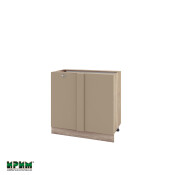 Долен модул за ъгъл с врата и рафт АРФ-Капучино мат-11-42