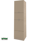 Колонен модул четири врати МФ-Капучино мат-11-48