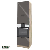 Колонен модул четири врати АРФ-Антрацит гланц-05-48