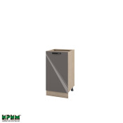 Долен модул с врата и рафт МФ-Антрацит гланц-05-28