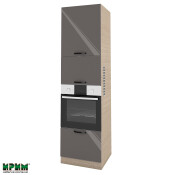 Колонен модул четири врати МФ-Антрацит гланц-05-48